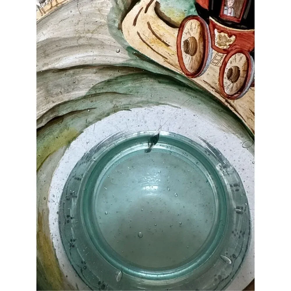 Extremely Rare Ludwig Moser Hand Blown, Hand Painted Enamel Bowl 🛑